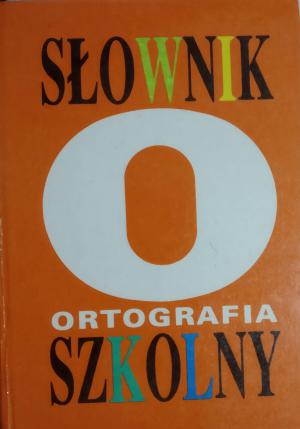 Słownik szkolny ortografia